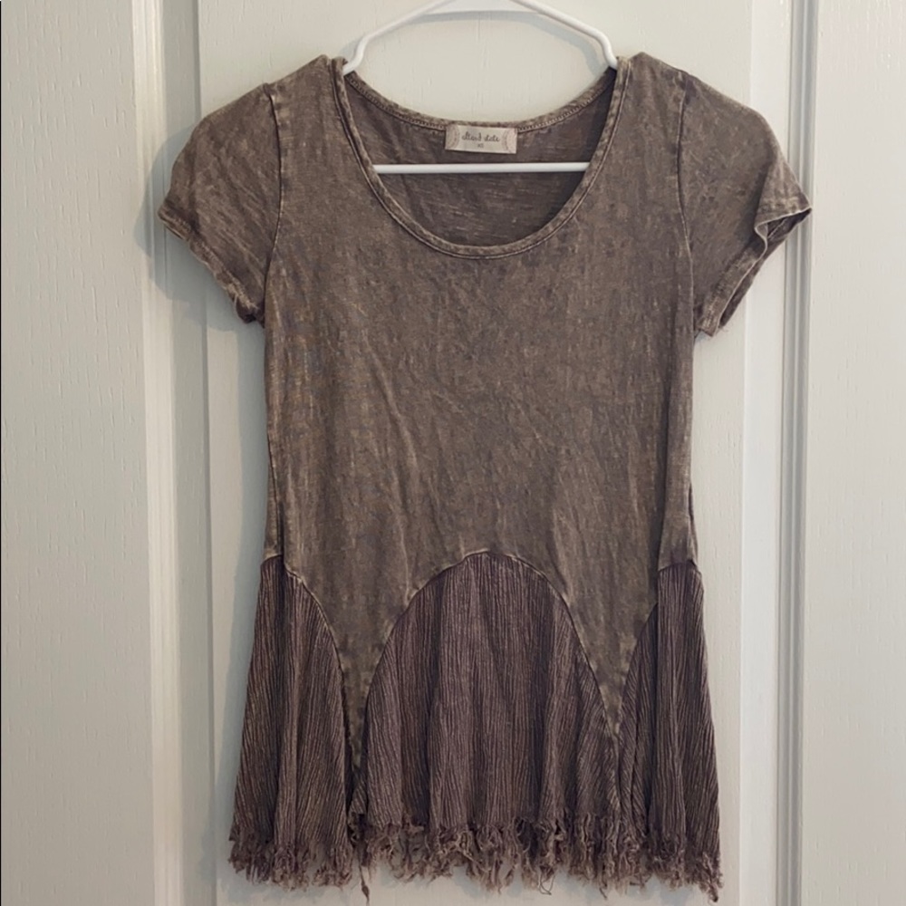 Altar’d state fringe top